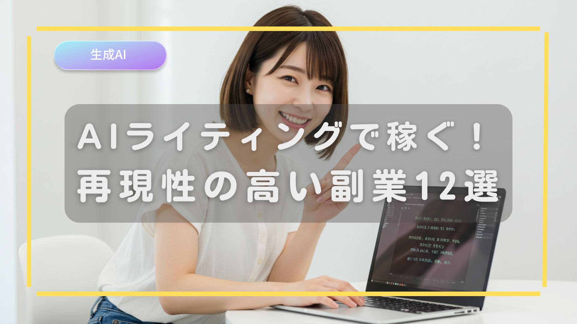 AIライティング副業